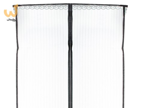 Moskitiera siatka magnetyczna na drzwi 160x230cm CZARNA Moskitiera siatka magnetyczna na drzwi 160x230cm CZARNA