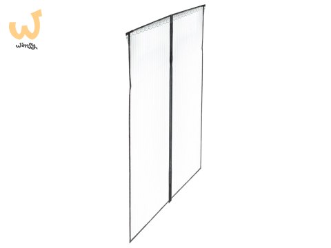 Moskitiera siatka magnetyczna na drzwi 85x210cm CZARNA Moskitiera siatka magnetyczna na drzwi 85x210cm CZARNA