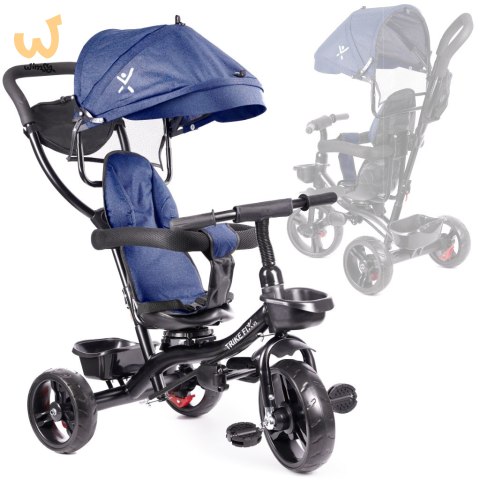 Rowerek trójkołowy Trike Fix Lite granatowy Rowerek trójkołowy Trike Fix Lite granatowy