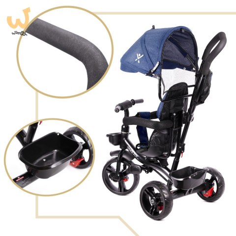 Rowerek trójkołowy Trike Fix Lite granatowy Rowerek trójkołowy Trike Fix Lite granatowy