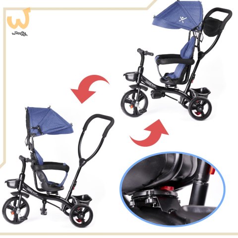 Rowerek trójkołowy Trike Fix Lite granatowy Rowerek trójkołowy Trike Fix Lite granatowy