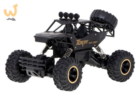 Samochód zdalnie sterowany na pilota RC Rock Crawler 1:12 4WD METAL czarny Samochód zdalnie sterowany na pilota RC Rock Crawler 1:12 4WD METAL czarny