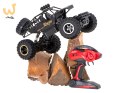 Samochód zdalnie sterowany na pilota RC Rock Crawler 1:12 4WD METAL czarny