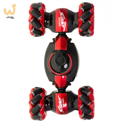 Samochód zdalnie sterowany na pilota RC Speed Pioneer Stunt Car 360 czerwony Samochód zdalnie sterowany na pilota RC Speed Pioneer Stunt Car 360 czerwony