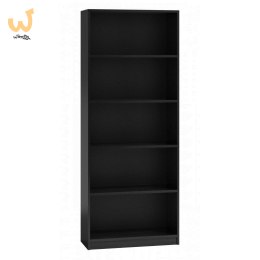 REGAŁ NA KSIĄŻKI 60 CM CZARNY
