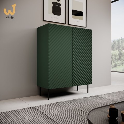 Regał 2D2SZ ONDA 98x45xH127 zieleń Regał 2D2SZ ONDA 98x45xH127 zieleń