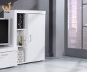 Regał SAMBA (Unit 3) biały/biały połysk