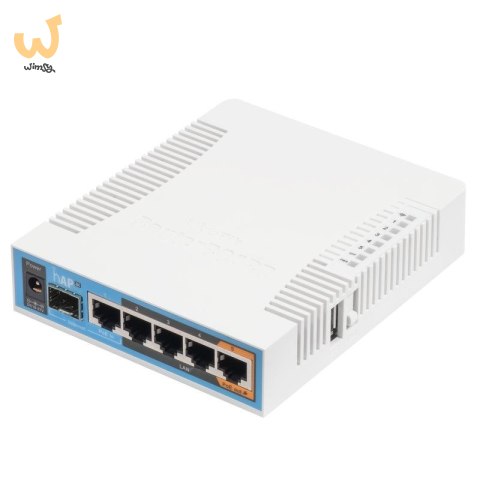Router WiFi 4 Mikrotik hAP ac (RB962UiGS-5HacT2HnT) 2,4GHz(2x2)/5GHz(3x3) 6p