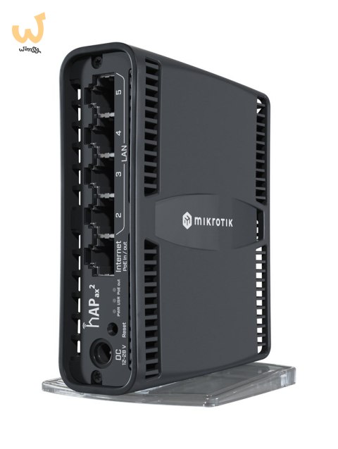 Router WiFi 6 Mikrotik hAP ax2 (C52iG-5HaxD2HaxD-TC) 2,4GHz(2x2)/5GHz(2x2) 5p Router WiFi 6 Mikrotik hAP ax2 (C52iG-5HaxD2HaxD-TC) 2,4GHz(2x2)/5GHz(2x2) 5p
