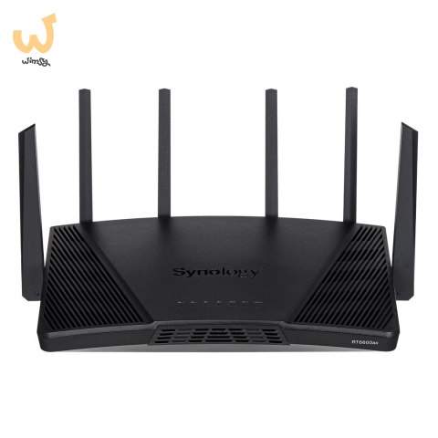 Synology Router RT6600ax, Wi-Fi 6, IEEE 802.11a/b/g/n/ac/ax, 1x 2.5GbE, 3x 1GbE, 1xUSB 3.2, Dual WAN, Three-band router Synology Router RT6600ax, Wi-Fi 6, IEEE 802.11a/b/g/n/ac/ax, 1x 2.5GbE, 3x 1GbE, 1xUSB 3.2, Dual WAN, Three-band router