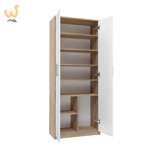 Szafa aktowa OLIV 2D 74x35xH180 sonoma/biały Szafa aktowa OLIV 2D 74x35xH180 sonoma/biały