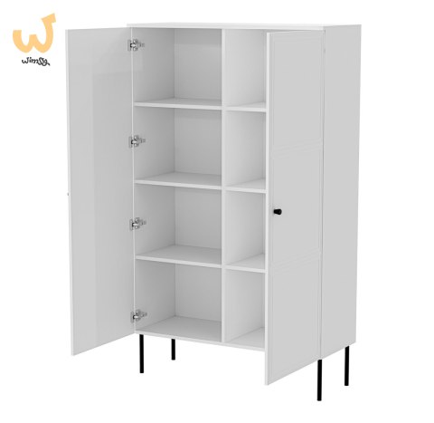Witryna PALAZZO BIS 100x39x166 biały mat Witryna PALAZZO BIS 100x39x166 biały mat