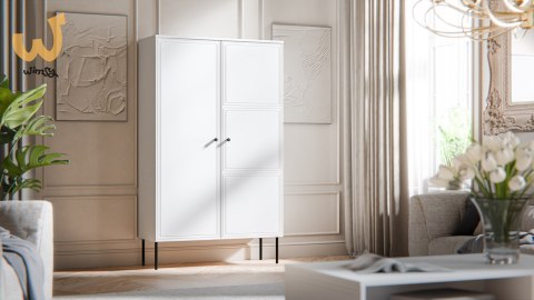Witryna PALAZZO BIS 100x39x166 biały mat Witryna PALAZZO BIS 100x39x166 biały mat