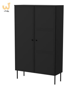 Witryna PALAZZO BIS 100x39x166 czarny mat