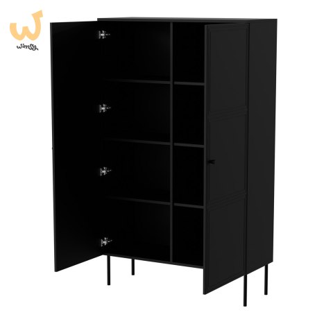 Witryna PALAZZO BIS 100x39x166 czarny mat Witryna PALAZZO BIS 100x39x166 czarny mat