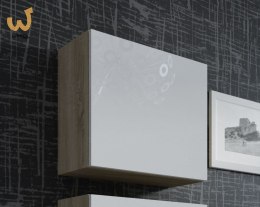 Witryna VIGO kwadrat 50/50/30 sonoma/biały połysk