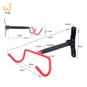 MACLEAN ROWEROWY UCHWYT ŚCIENNY POZIOMY, STAL, MAX. OBCIĄŻENIE 30KG MC-430
