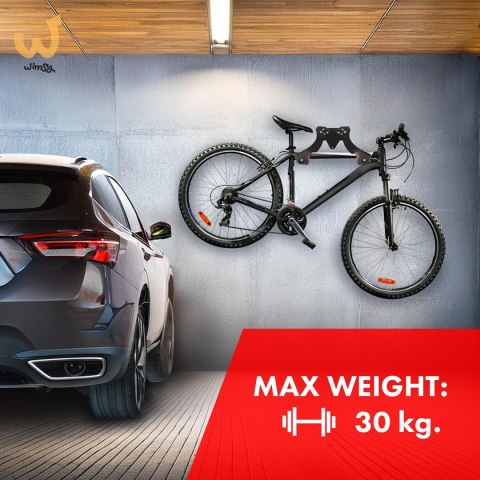 MACLEAN ROWEROWY UCHWYT ŚCIENNY STAL, MAX. OBCIĄŻENIE 30KG, MC-449 MACLEAN ROWEROWY UCHWYT ŚCIENNY STAL, MAX. OBCIĄŻENIE 30KG, MC-449