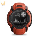 Zegarek sportowy Garmin Instinct 2X SOLAR Czerwony
