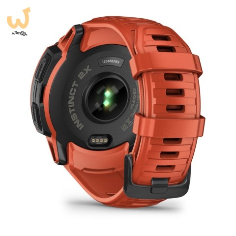 Zegarek sportowy Garmin Instinct 2X SOLAR Czerwony Zegarek sportowy Garmin Instinct 2X SOLAR Czerwony