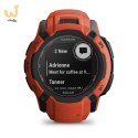 Zegarek sportowy Garmin Instinct 2X SOLAR Czerwony