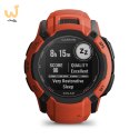 Zegarek sportowy Garmin Instinct 2X SOLAR Czerwony
