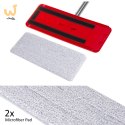 GREENBLUE MOP PŁASKI Z WIADREM I WYCISKACZEM MAXICLEAN + DWA WKŁADY MICROFIBRA HQ, POJEMNOŚĆ 8L GB870