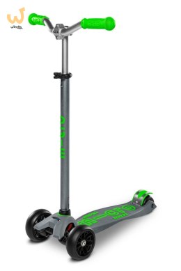 Micro Hulajnoga Maxi Deluxe Pro Grey/Green