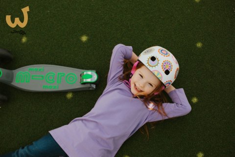 Micro Hulajnoga Maxi Deluxe Pro Grey/Green Micro Hulajnoga Maxi Deluxe Pro Grey/Green