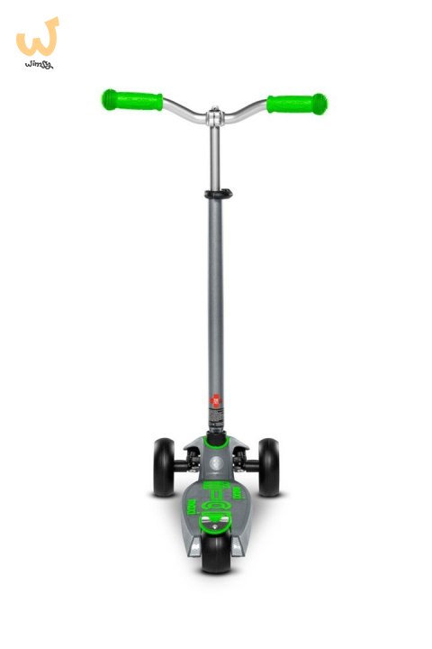 Micro Hulajnoga Maxi Deluxe Pro Grey/Green Micro Hulajnoga Maxi Deluxe Pro Grey/Green