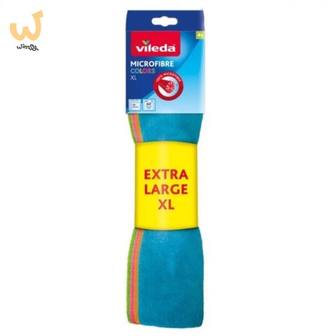 Ściereczka Vileda Mikrofibr COLORS EXTRA LARGE 4szt Ściereczka Vileda Mikrofibr COLORS EXTRA LARGE 4szt