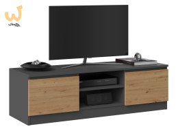 Szafka RTV 120x40xH36 antracyt/artisan