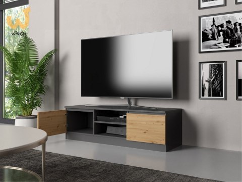 Szafka RTV 120x40xH36 antracyt/artisan Szafka RTV 120x40xH36 antracyt/artisan