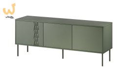 Szafka RTV 3D TRESSE 150x40x55 zieleń mat