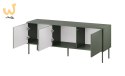 Szafka RTV 3D TRESSE 150x40x55 zieleń mat