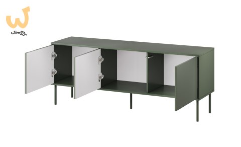 Szafka RTV 3D TRESSE 150x40x55 zieleń mat Szafka RTV 3D TRESSE 150x40x55 zieleń mat