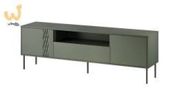 Szafka RTV EF TRESSE 180x40x54,5 zieleń mat