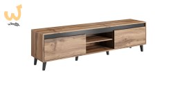 Szafka RTV NORD II 170cm dąb wotan/antracyt