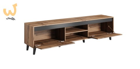 Szafka RTV NORD II 170cm dąb wotan/antracyt Szafka RTV NORD II 170cm dąb wotan/antracyt