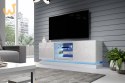 Szafka RTV QIU 160 MDF biały połysk/ biały połysk