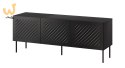 Szafka RTV SIENA 150,5x40x60 czarny mat