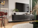 Szafka RTV SIENA 200x40x60 czarny mat