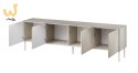Szafka RTV SIENA 200x40x60 kaszmir mat