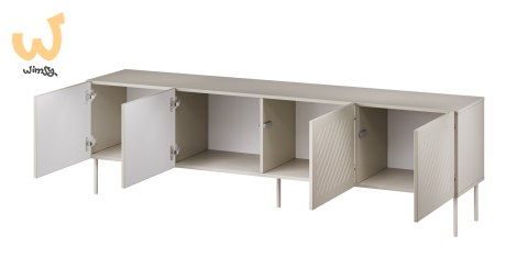 Szafka RTV SIENA 200x40x60 kaszmir mat Szafka RTV SIENA 200x40x60 kaszmir mat
