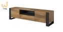 Szafka RTV WOOD 180/44/48 dąb wotan + antracyt