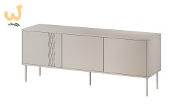 Szafka RTV 3D TRESSE 150x40x55 kaszmir mat