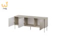 Szafka RTV 3D TRESSE 150x40x55 kaszmir mat