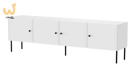 Szafka RTV 4D PALAZZO BIS 201x40x60 biały mat