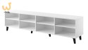 Szafka RTV ASTI 200x42x52 biały mat