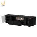 Szafka RTV MICHELLE 178x35-47xH48 czarny/dąb viking
